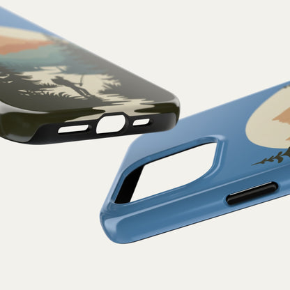 Fishing in The Mountains Tough Phone Case