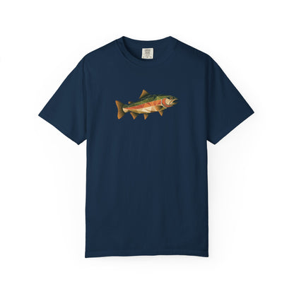 Trout Fishing T-Shirt – Abstract Trout Design Tee