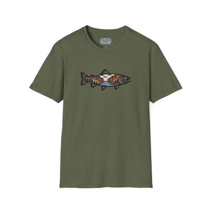 Wild Waters Trout Fishing Tee – Outdoor & Angler T-Shirt