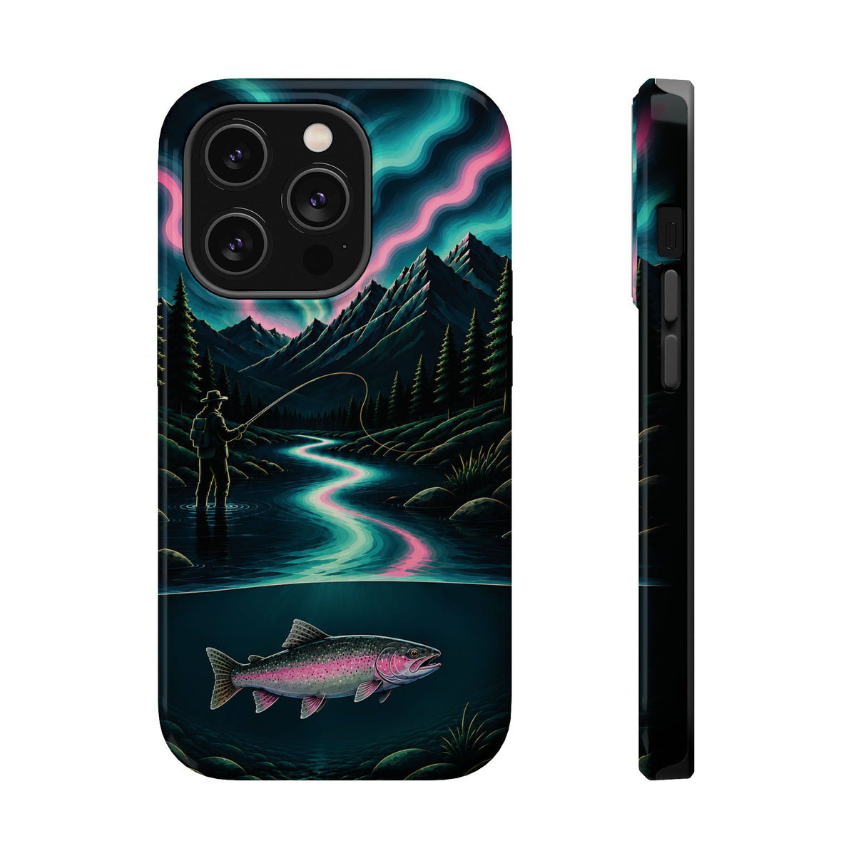 Aurora Rainbow Trout MagSafe Case
