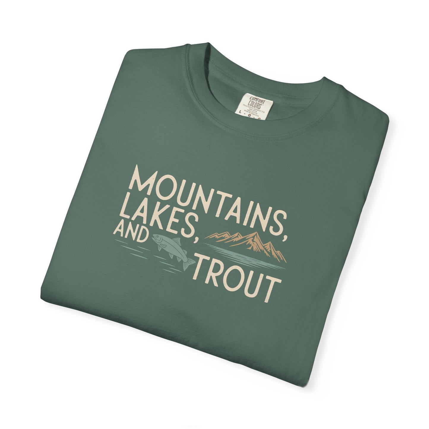 Mountains, Lakes & Trout Tee