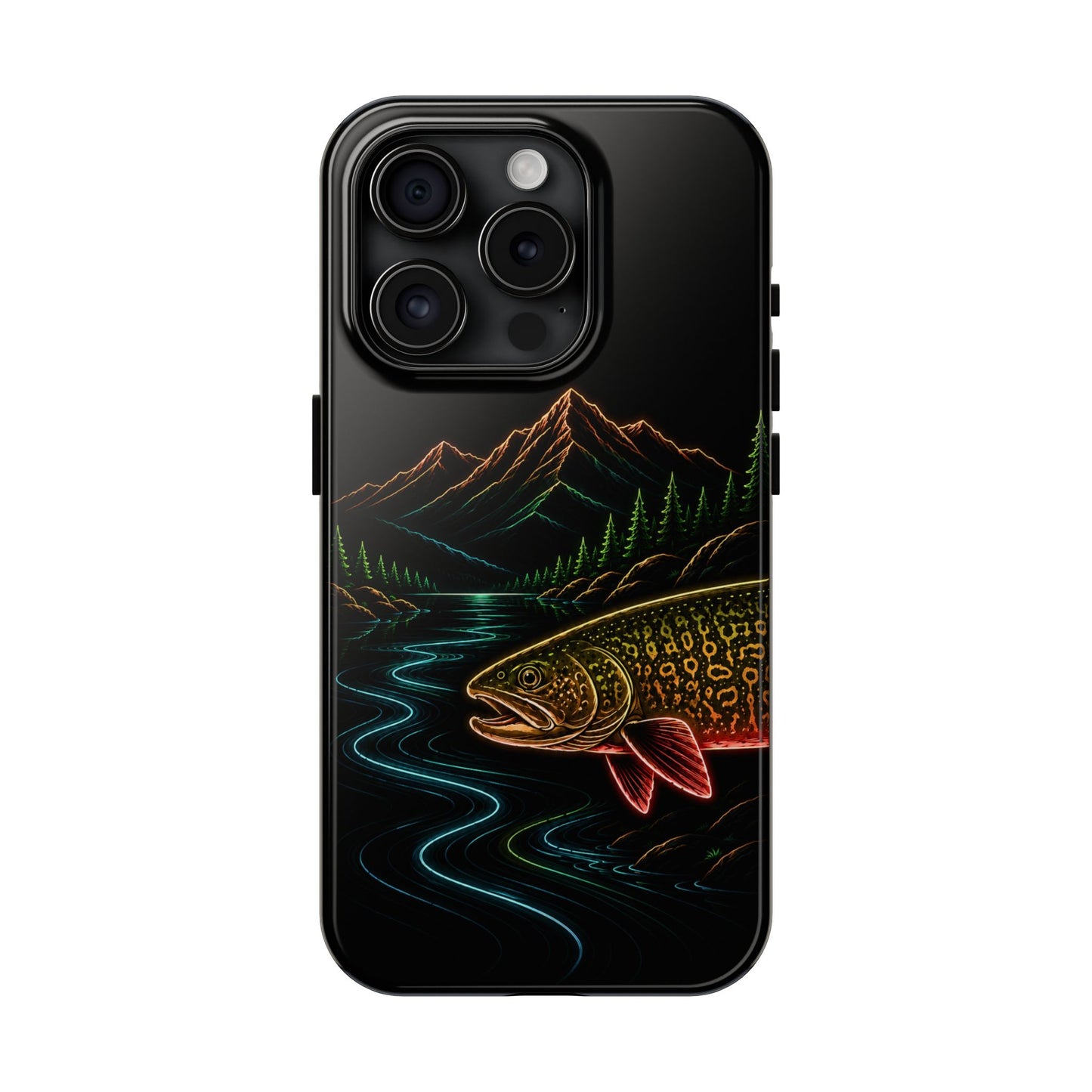 Tiger Trout Neon Wilderness Tough Phone Case