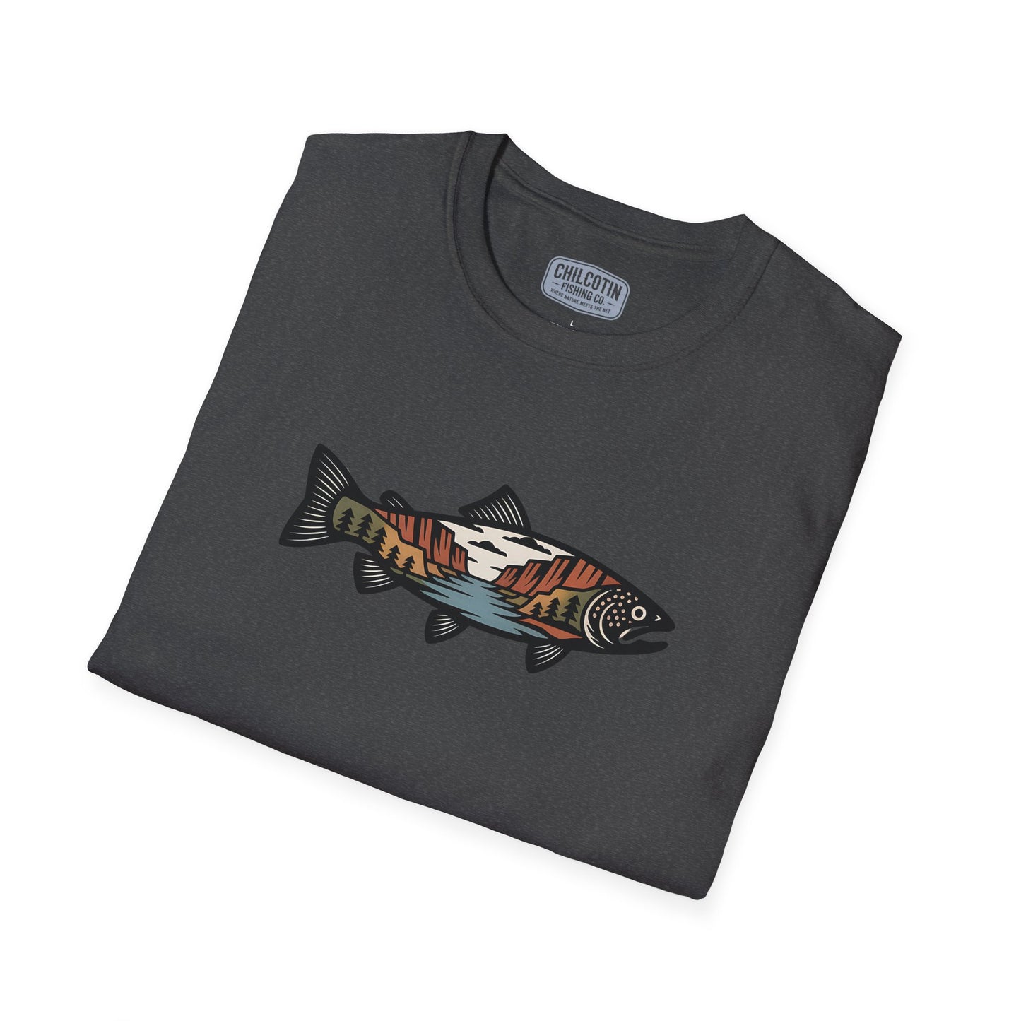 Wild Waters Trout Fishing Tee – Outdoor & Angler T-Shirt