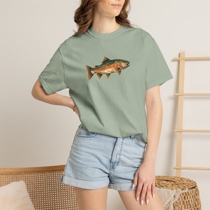 Trout Fishing T-Shirt – Abstract Trout Design Tee