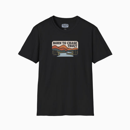 Born to Chase Trout Retro Tee