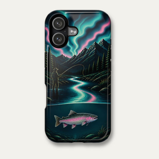 Aurora Rainbow Trout Phone Case