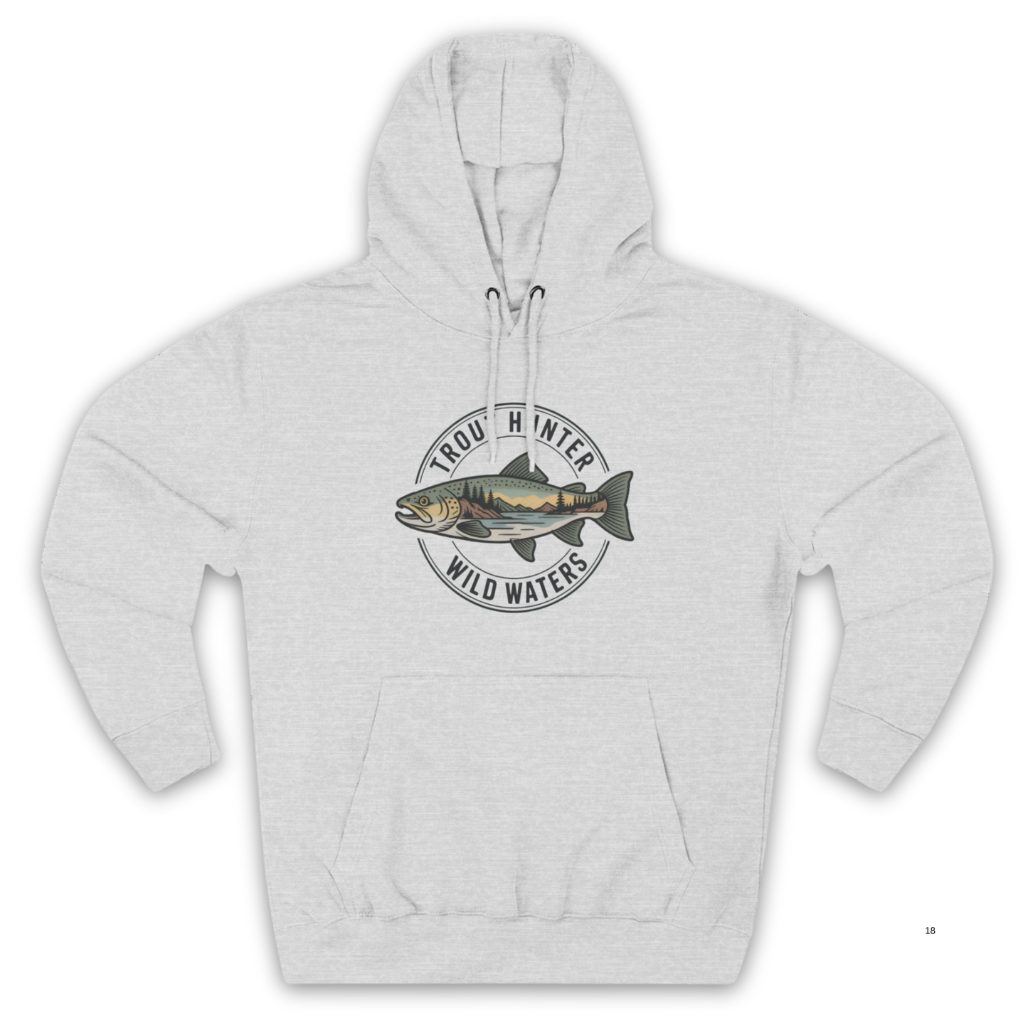 Trout Hunter Wild Waters Fleece Hoodie