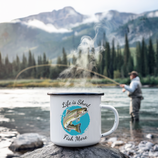 Life is Short Fish More Mug