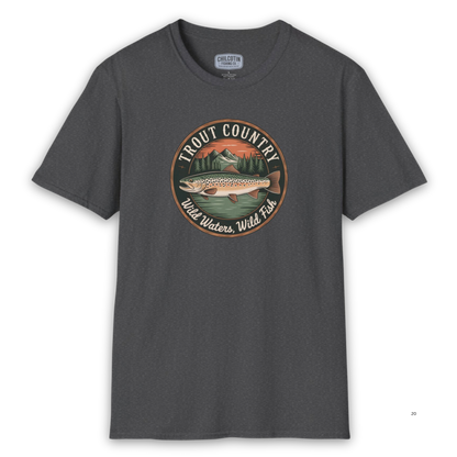 Brown Trout Country Badge T-Shirt – Trout Fishing Ready