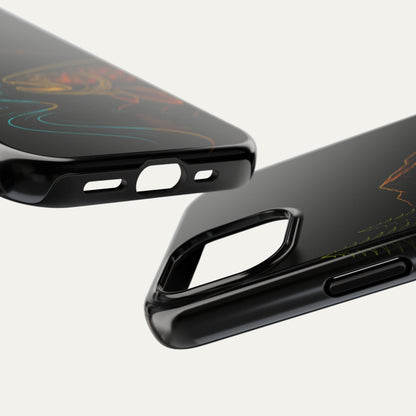 Brown Trout Neon Wilderness Tough Phone Case