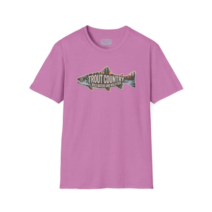 Trout Country Outline Trout T-Shirt – Fishing Apparel for Anglers