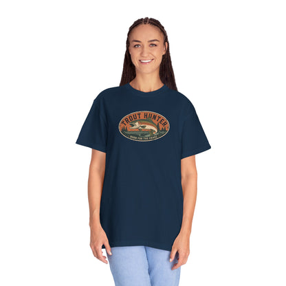 Trout Hunter Fishing T-Shirt — Vintage Outdoor Fishing Tee