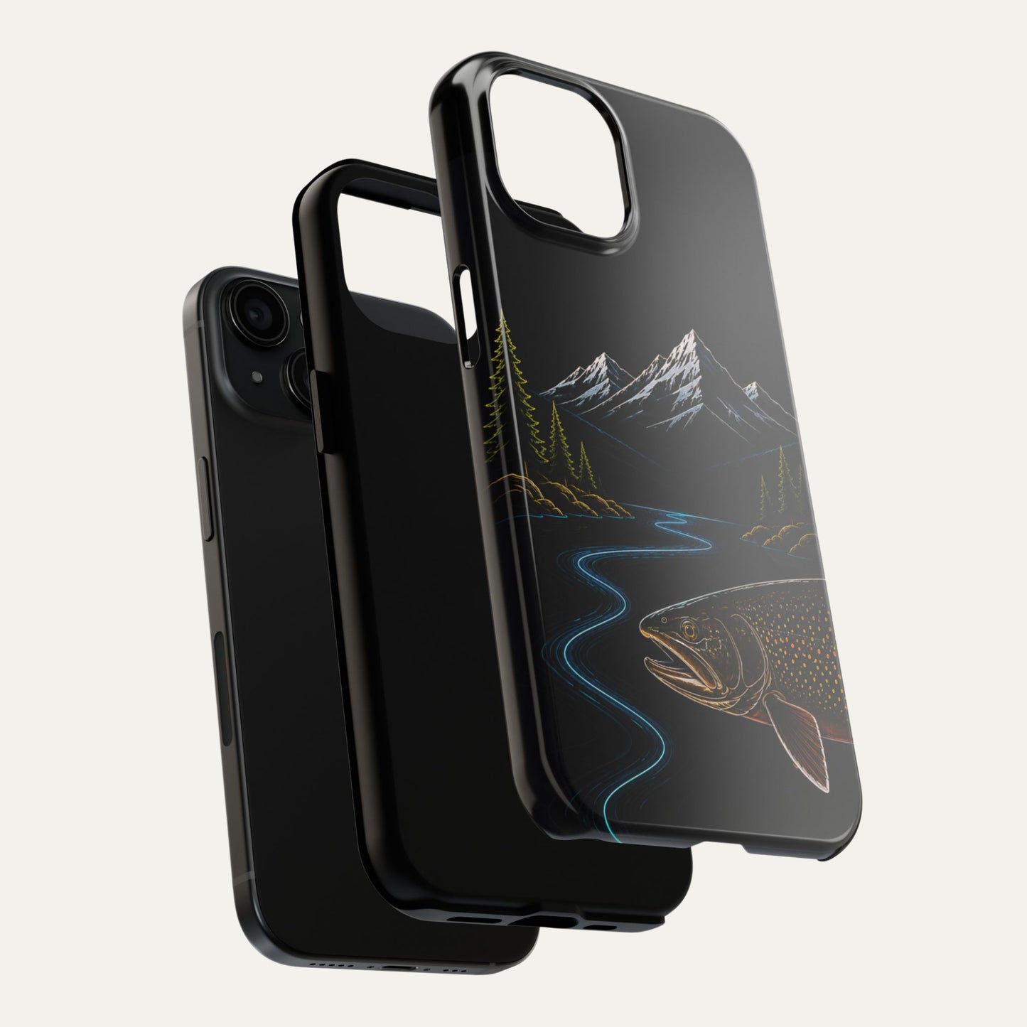 Bull Trout Neon Wilderness Tough Phone Case