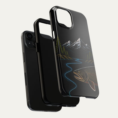 Bull Trout Neon Wilderness Tough Phone Case