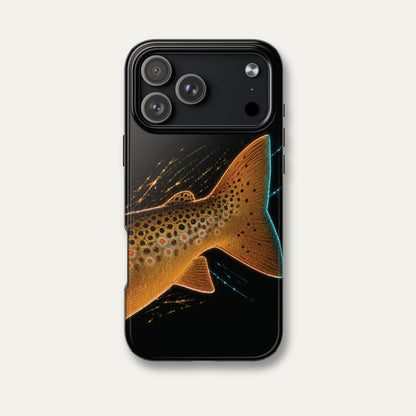 Brown Trout Tail Phone Case