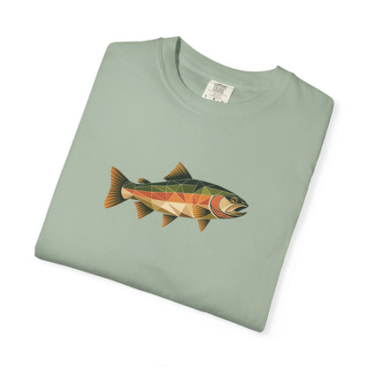 Trout Fishing T-Shirt – Abstract Trout Design Tee