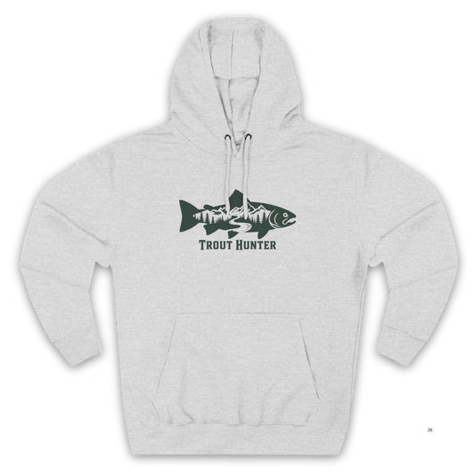 Trout Hunter Silhouette Hoodie - Fishing Apparel