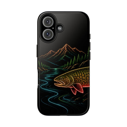 Tiger Trout Neon Wilderness Tough Phone Case