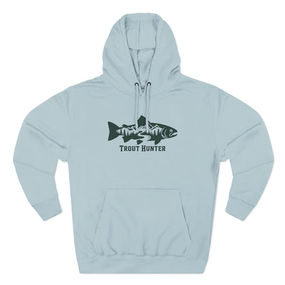 Trout Hunter Silhouette Hoodie - Fishing Apparel