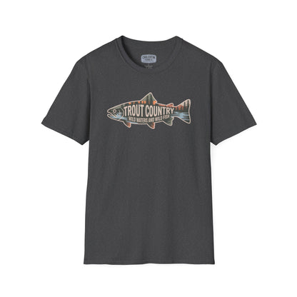 Trout Country Outline Trout T-Shirt – Fishing Apparel for Anglers