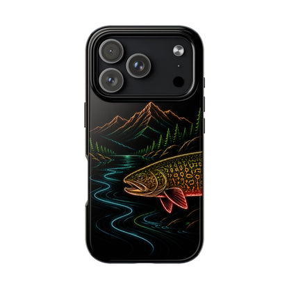 Tiger Trout Neon Wilderness Tough Phone Case