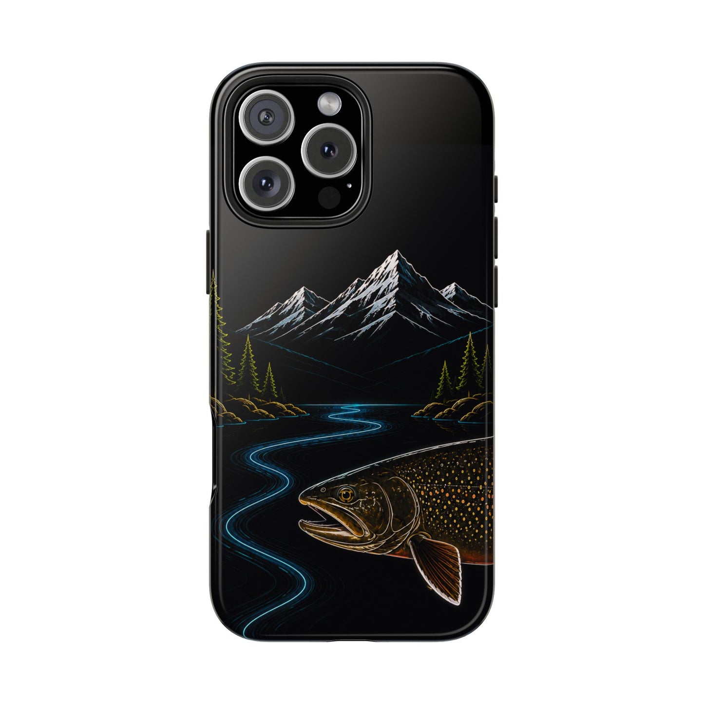 Bull Trout Neon Wilderness Tough Phone Case