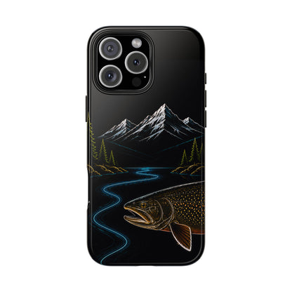 Bull Trout Neon Wilderness Tough Phone Case