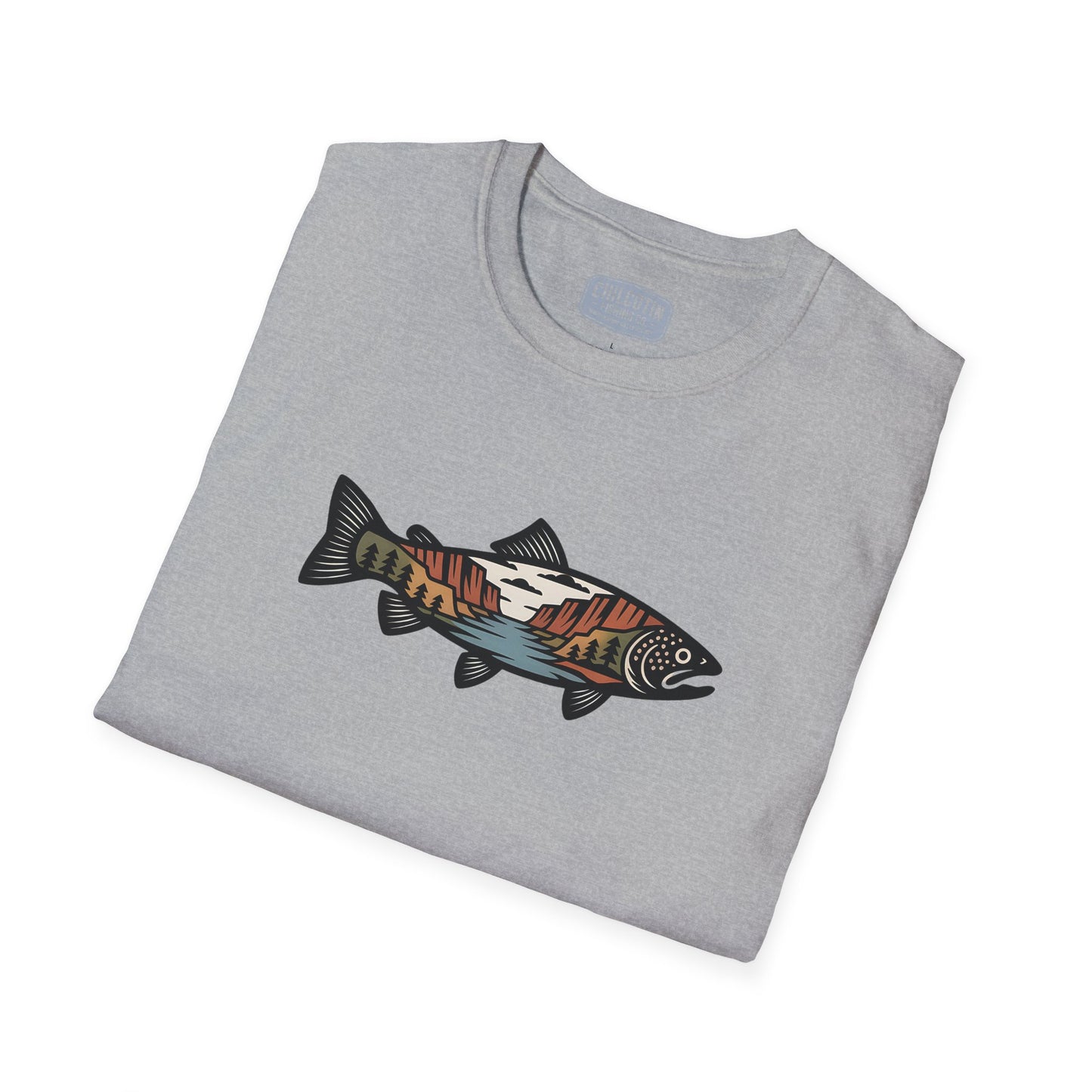 Wild Waters Trout Fishing Tee – Outdoor & Angler T-Shirt