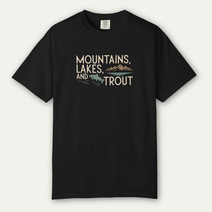 Mountains, Lakes & Trout Tee