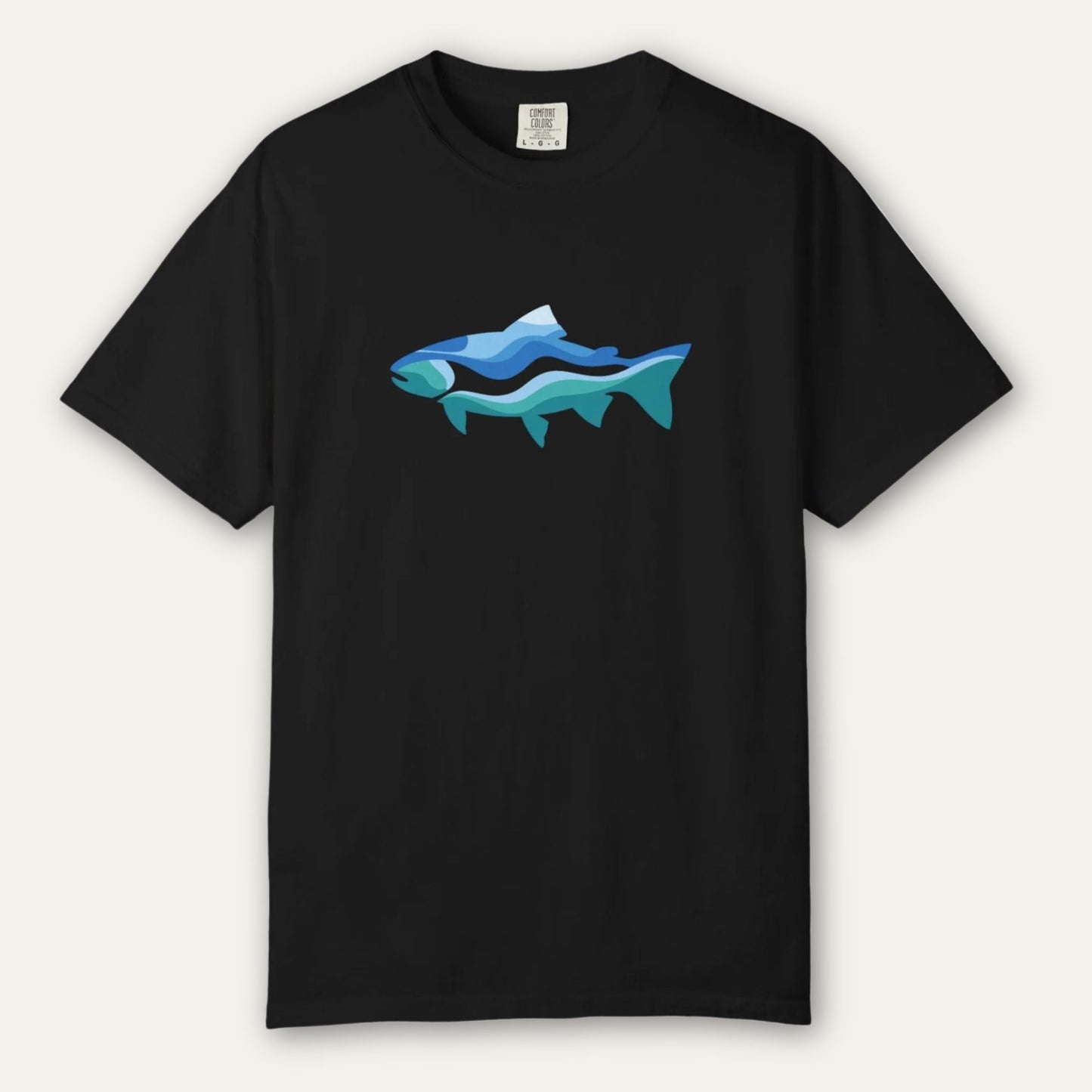 Blue Current Fish Tee