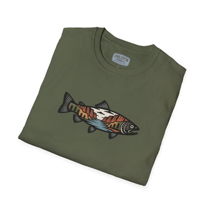 Wild Waters Trout Fishing Tee – Outdoor & Angler T-Shirt