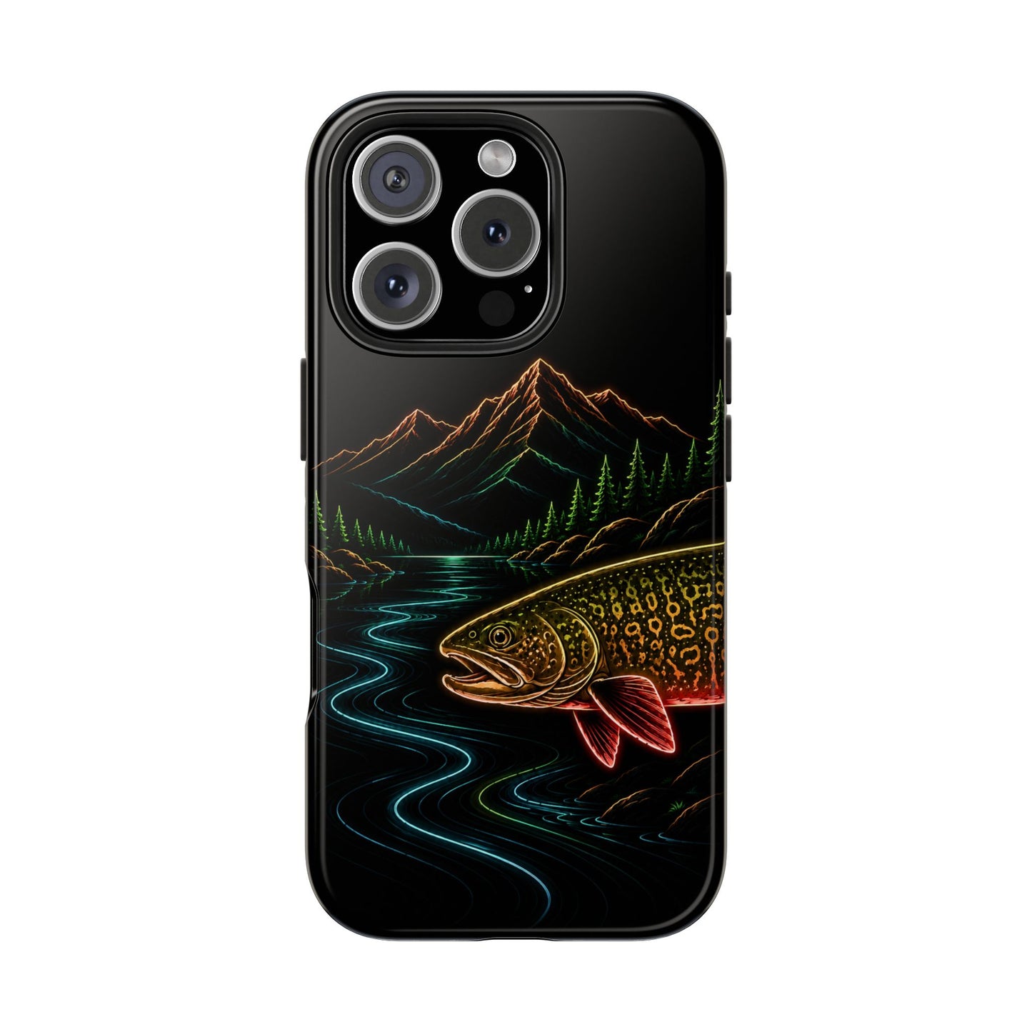 Tiger Trout Neon Wilderness Tough Phone Case