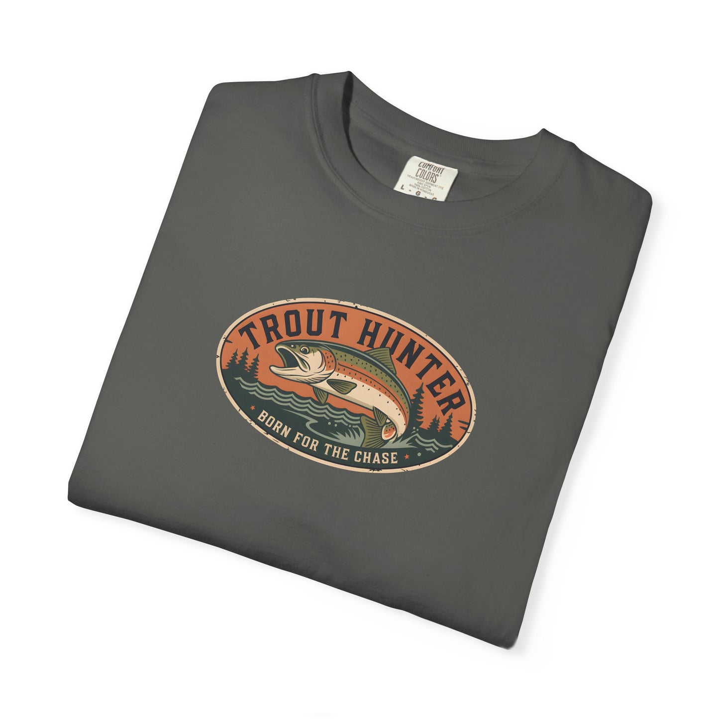 Trout Hunter Fishing T-Shirt — Vintage Outdoor Fishing Tee