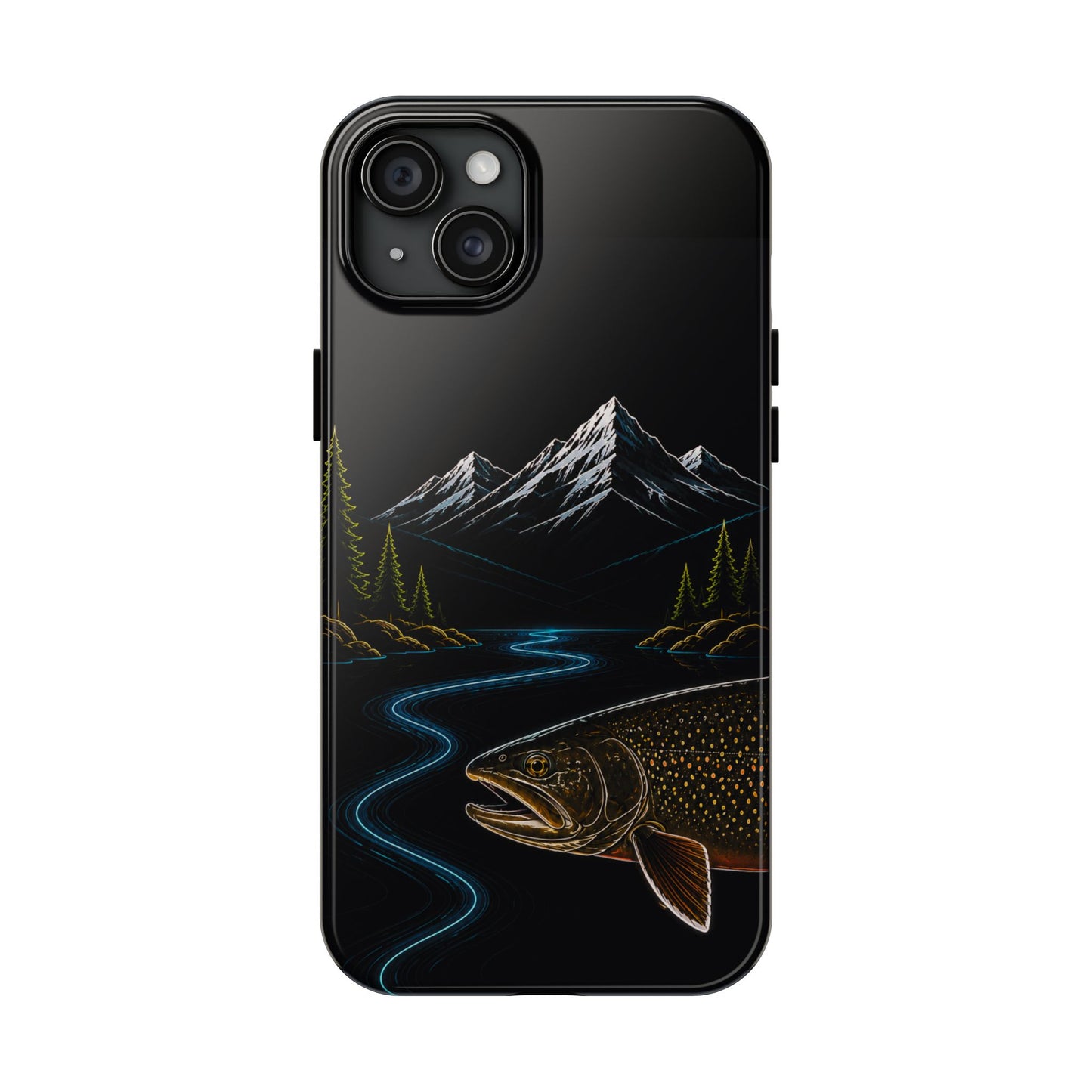 Bull Trout Neon Wilderness Tough Phone Case