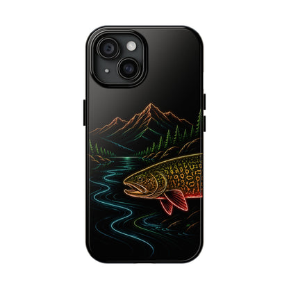 Tiger Trout Neon Wilderness Tough Phone Case