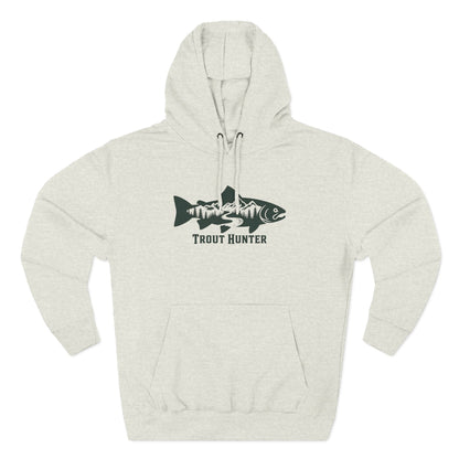 Trout Hunter Silhouette Hoodie - Fishing Apparel