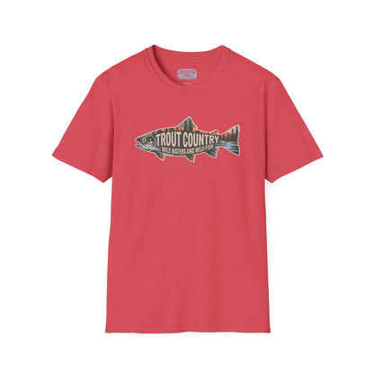 Trout Country Outline Trout T-Shirt – Fishing Apparel for Anglers
