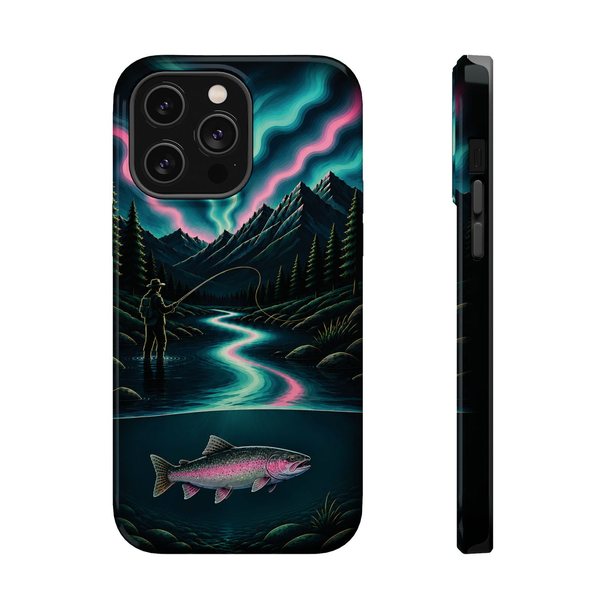 Aurora Rainbow Trout MagSafe Case