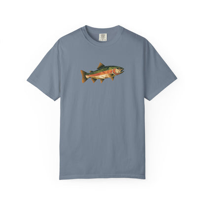 Trout Fishing T-Shirt – Abstract Trout Design Tee