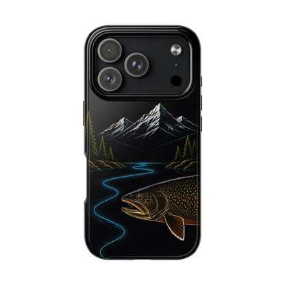 Bull Trout Neon Wilderness Tough Phone Case