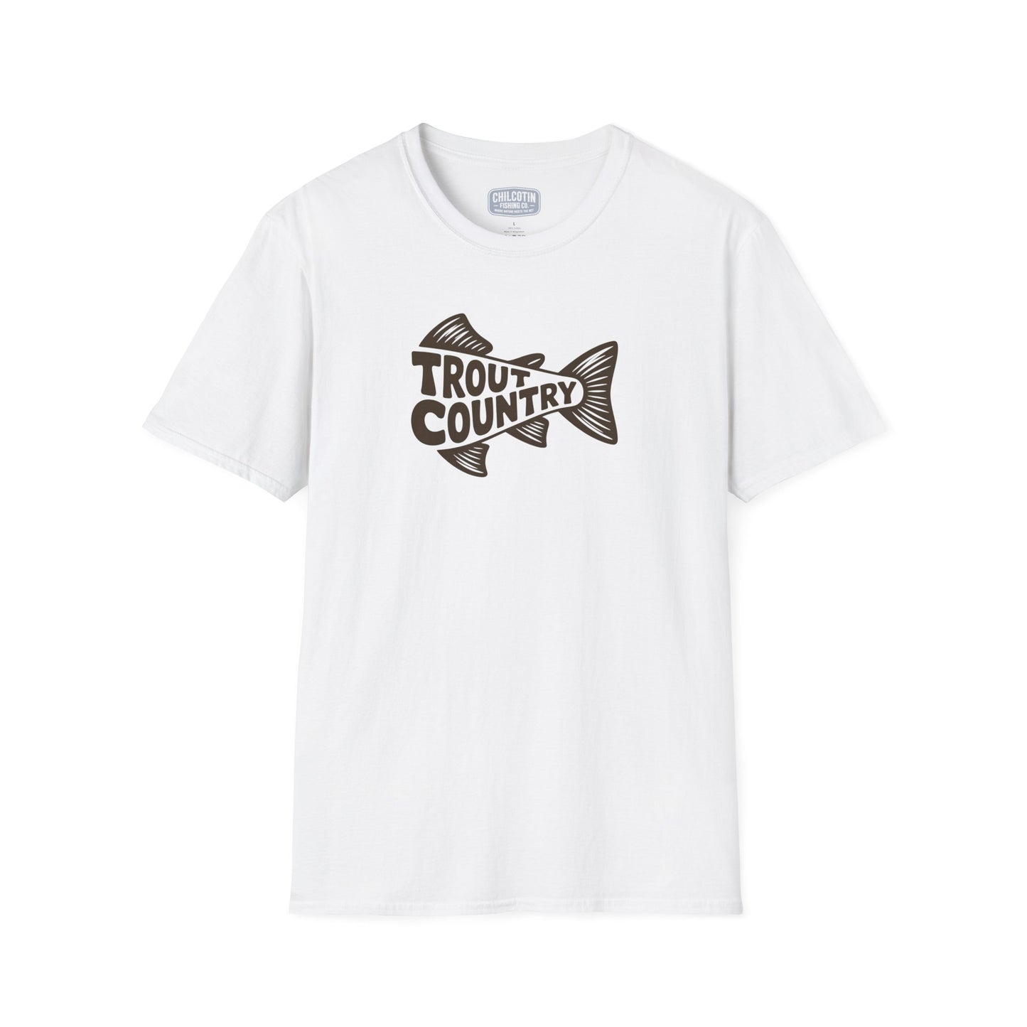 Trout Tail Trout Country Fishing T-Shirt | Rugged Angler Tee
