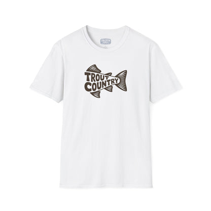 Trout Tail Trout Country Fishing T-Shirt | Rugged Angler Tee