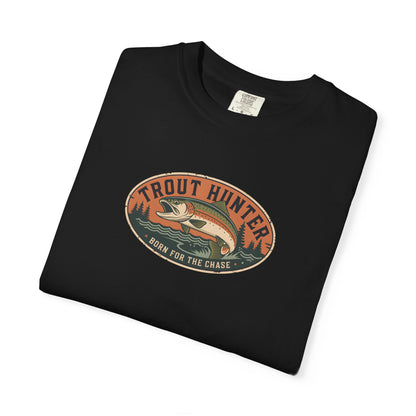 Trout Hunter Fishing T-Shirt — Vintage Outdoor Fishing Tee