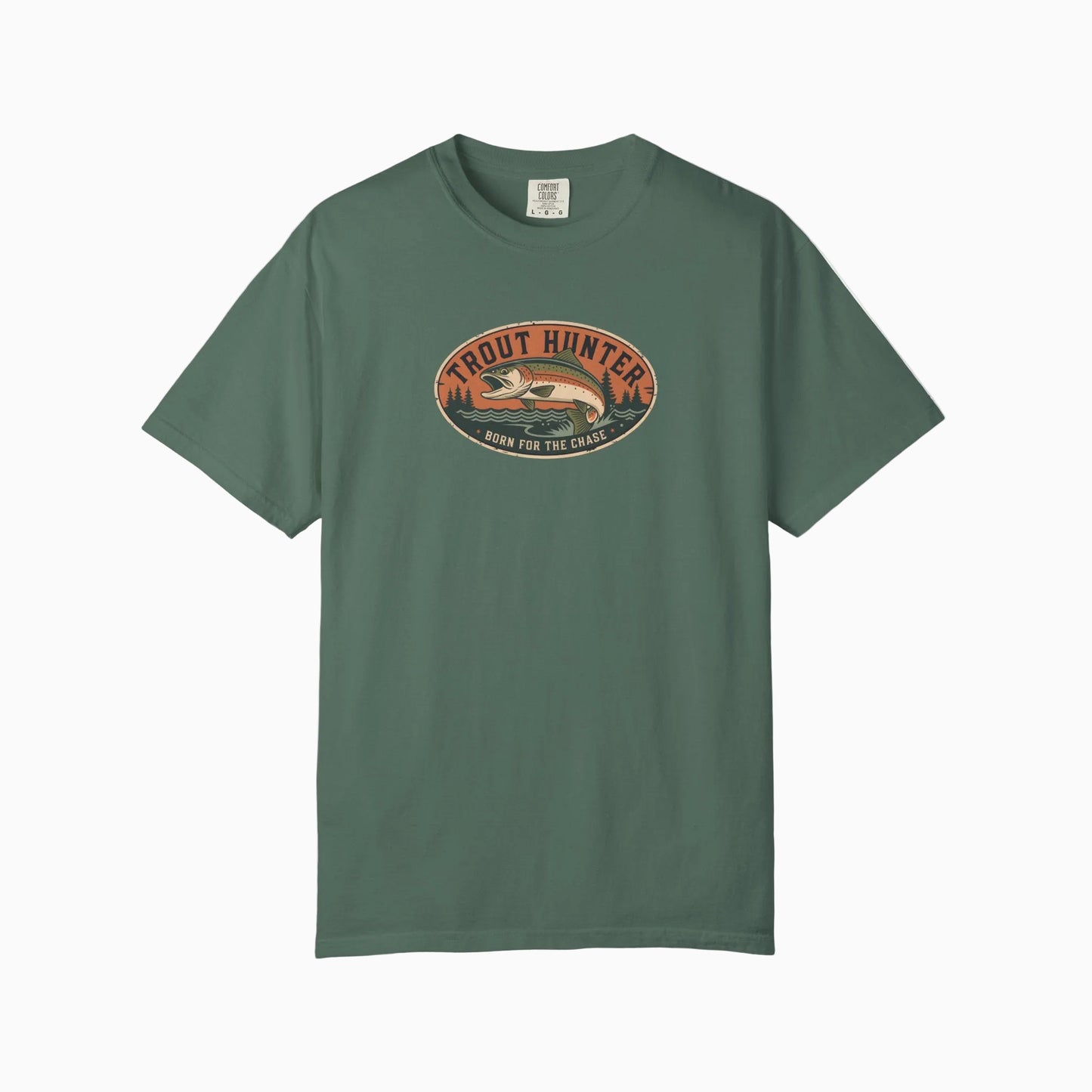 Trout Hunter Fishing T-Shirt — Vintage Outdoor Fishing Tee