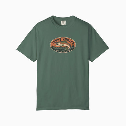 Trout Hunter Fishing T-Shirt — Vintage Outdoor Fishing Tee
