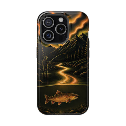 Aurora Brown Trout MagSafe Case