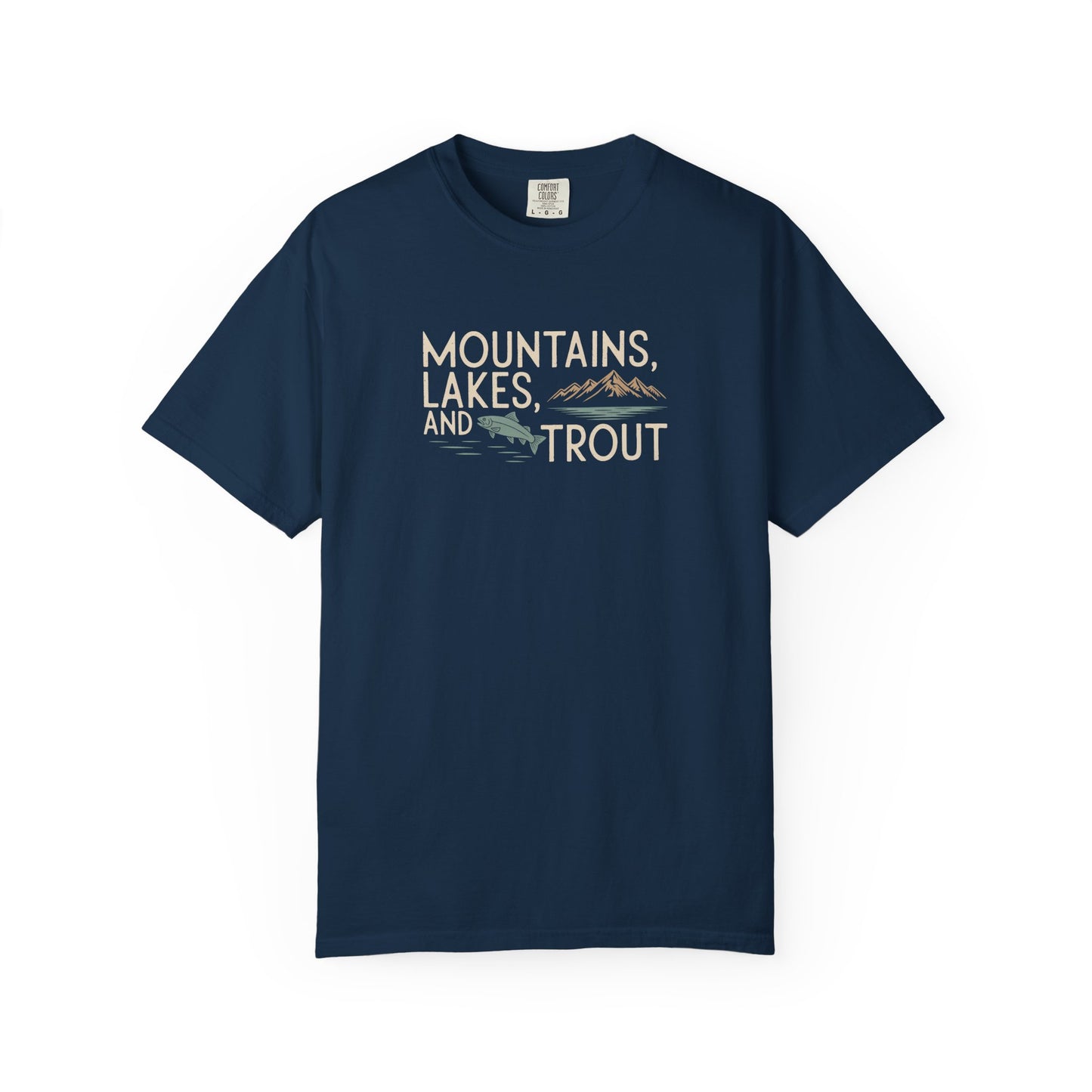Mountains, Lakes & Trout Tee