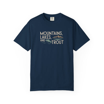 Mountains, Lakes & Trout Tee