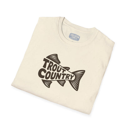 Trout Tail Trout Country Fishing T-Shirt | Rugged Angler Tee
