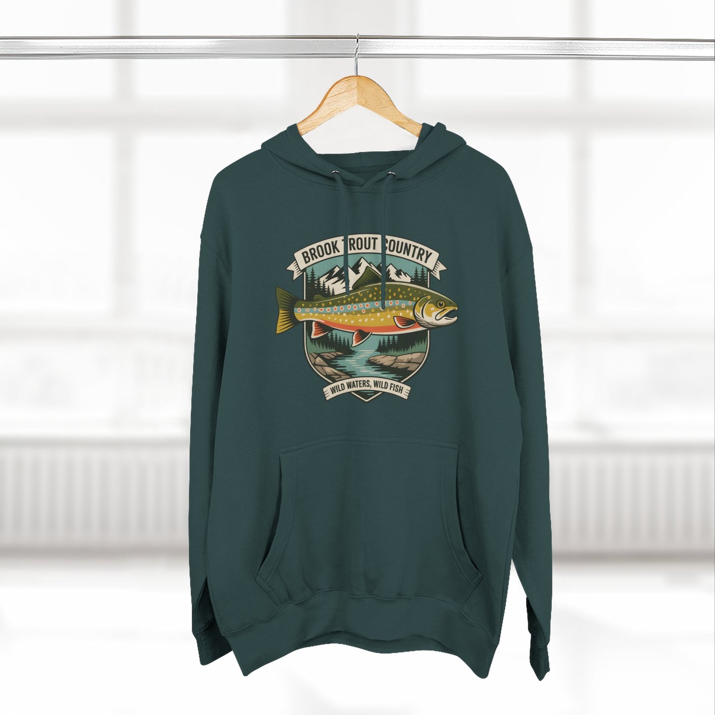 Brook Trout Country Hoodie – Trout Fishing & Outdoor Hoodie